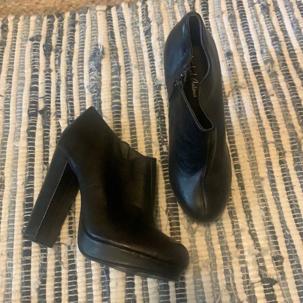 Black Michael Antonio heeled ankle boots
